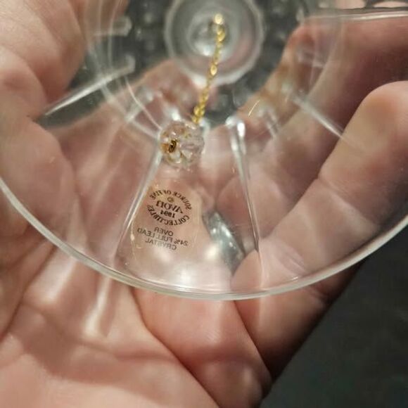 Dinner Bell 1994 Avon Hummel Goebel Crystal Bell 5.5" Hand Bell - Picture 6 of 6